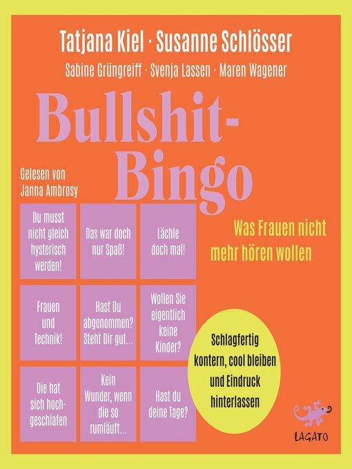 Title details for Bullshit-Bingo – Was Frauen nicht mehr hören wollen by Tatjana Kiel - Wait list